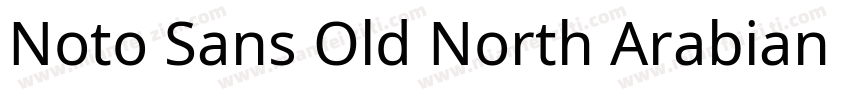 Noto Sans Old North Arabian Regular字体转换